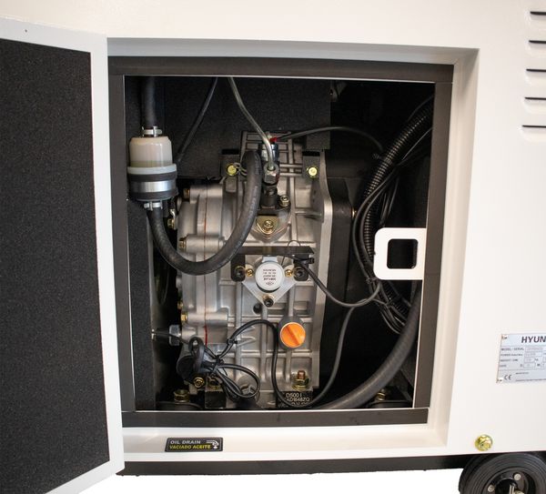 Hovedbilde HYUNDAI 6,5KW i Diesel Inverteraggregat - ...