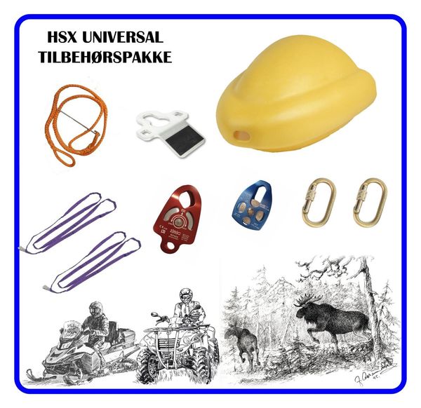 Hovedbilde HSX-Universal Tilbehørspakke for Skogbruk, Jakt ...