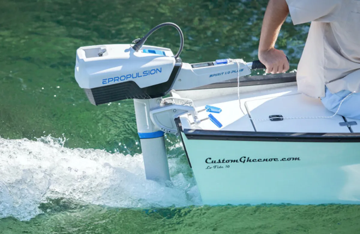 ePropulsion Spirit 1.0 Plus Elektrisk Båtmotor -PRO Lang Stamme