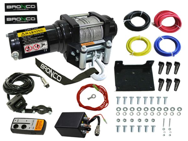 Hovedbilde PRO 2500 Vinsj med Vaier og Fjktr - 1133kg - 15 x ...