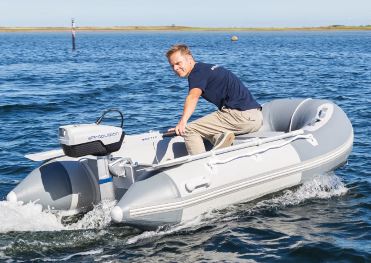 ePropulsion Spirit 1.0 Plus Elektrisk Båtmotor -PRO Lang Stamme